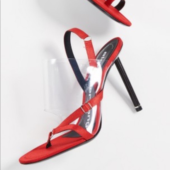 ✨Most sexy✨ALEXANDER WANG RED KAIA HEELED SANDALS - Picture 13 of 16